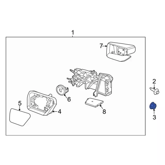 w718962s437 - Ford Mirror Nut | Levittown Ford Parts