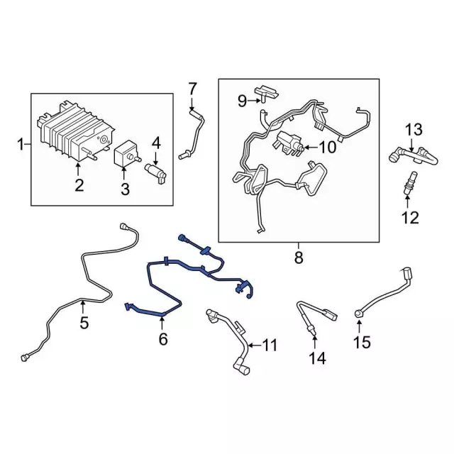 Evaporative Emissions System Lines