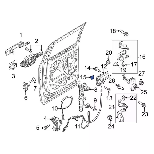 W719435-S439 - Handle, Inside Nut | Ford Parts Direct