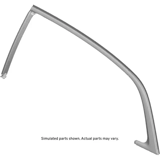 Rear Driver Side Door Window Upper Reveal Molding