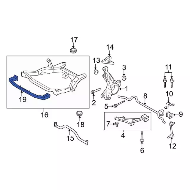 9t4z5019a - Ford Cross-Member | Levittown Ford Parts