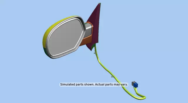 Primed Driver Side Mirror