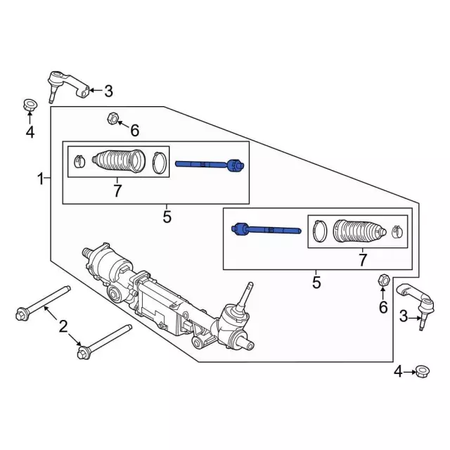 トトノエライト NL1Z-3280-A - Inner Tie Rod - 2021-2025 Ford | Eastgate Ford Parts