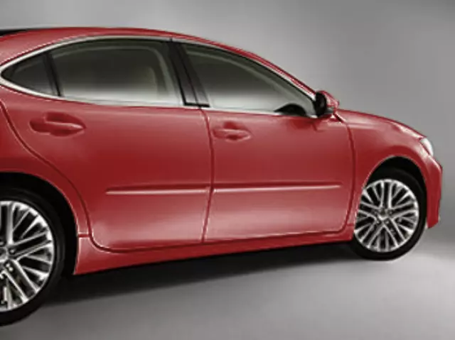 Body Side Moldings - Matador Red Mica