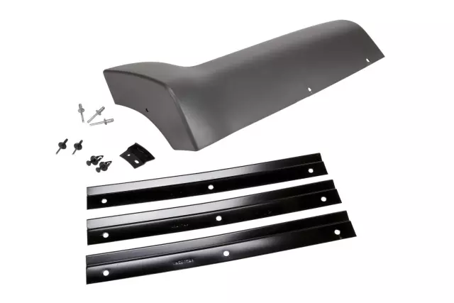 Rear Driver Side Wheel Opening Molding with Rivets, Retainers, and Clips