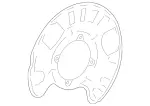 Brake Cover Plate