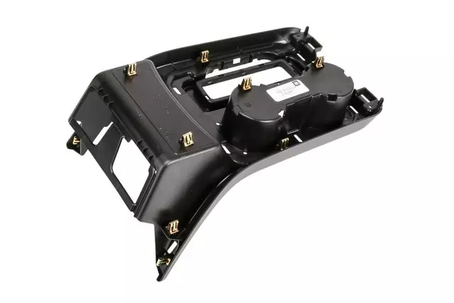 Jet Black Front Floor Console Trim Plate