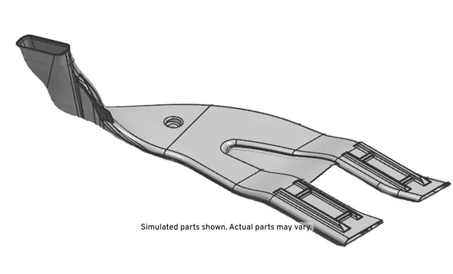 Passenger Side Floor Rear Air Outlet Duct