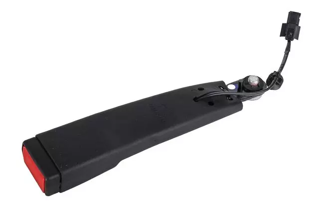 Jet Black Passenger Seat Belt with Buckle