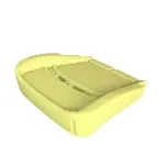 Seat Cushion Foam, Left