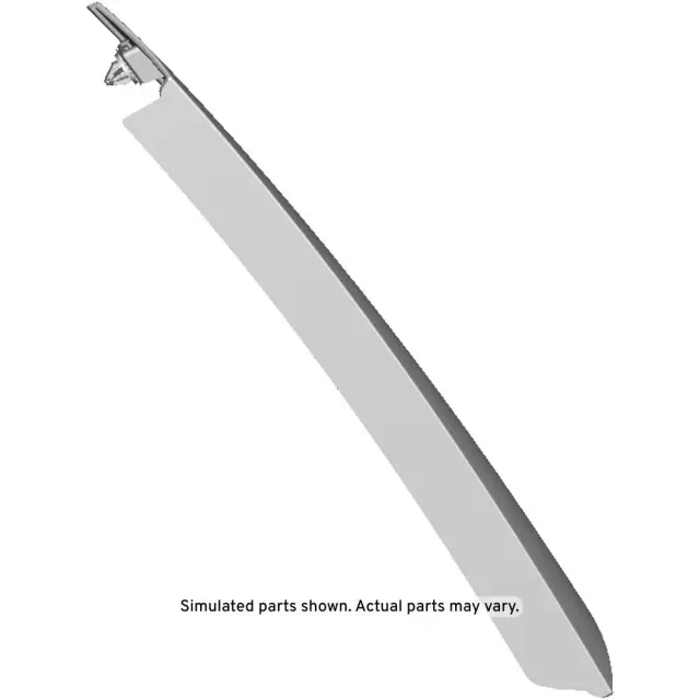 Black Body Passenger Side Upper Rear Applique