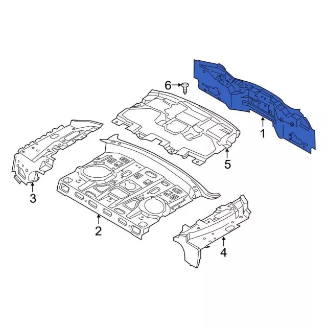 2013-2020 Ford Rear Body Panel DS7Z-5440320-G | OEM Parts Online