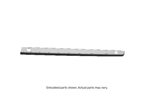 Black Driver Side Pickup Box Side Upper Molding