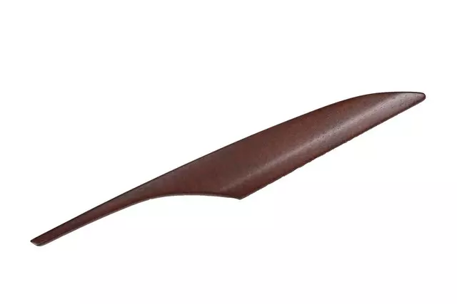 Natural Sapele Front Passenger Side Door Trim Panel Applique