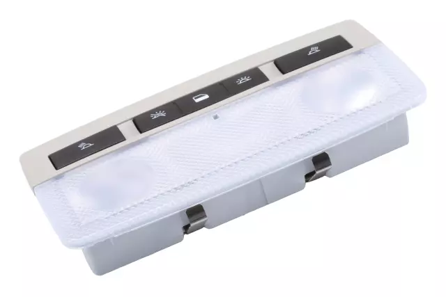 Very Light Platinum Center Courtesy Lamp