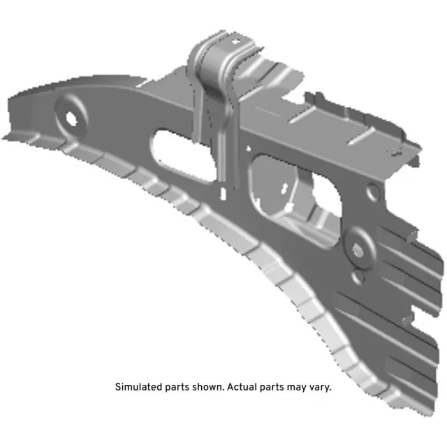 Driver Side Front Compartment Upper Side Rail