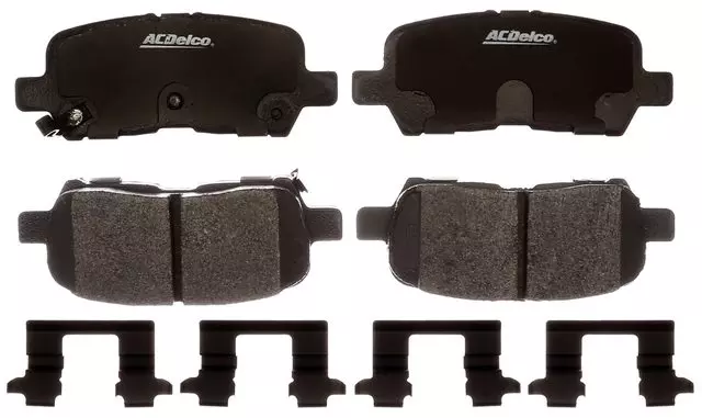 19366017 - Enhanced Performance Semi-Metallic Rear Disc Brake Pad Set Police 19366017