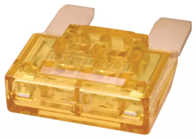 Yellow 20 Amp Automotive Maxi Fuse