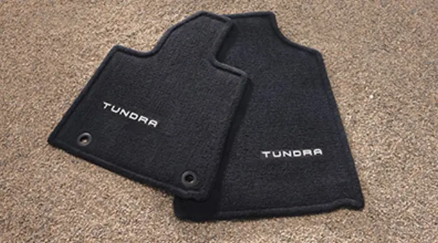2014-2017 Toyota Tundra Floor Mats, Carpet, Tundra Logo, Front Set