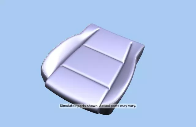 Jet Black Passenger Seat Cushion Cover