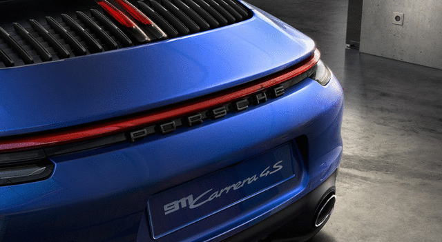 2020-2023 Porsche 911 - Painted Porsche Logo