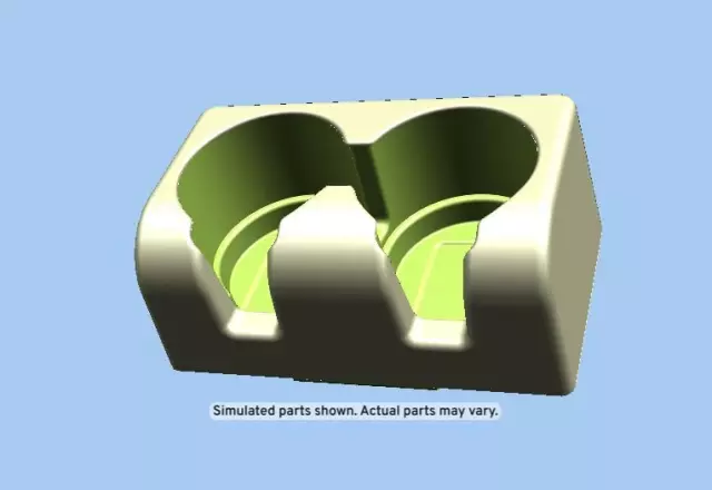 Ebony Seat Armrest Cup Holder