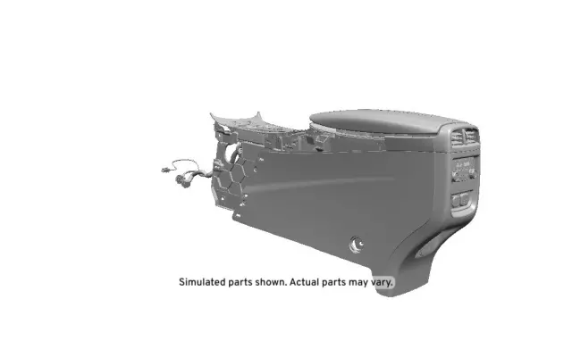 Light Neutral Front Floor Console