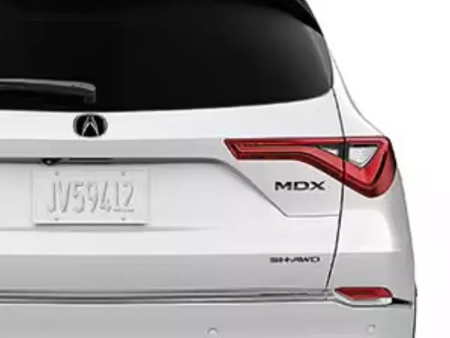 【新品】A24 ロゴトレイ 2023-2024 Acura MDX Rear Black MDX and A Mark Emblem