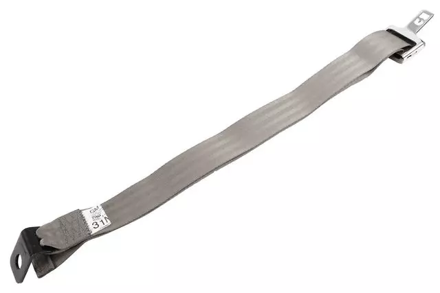 Medium Dark Pewter Front Center Seat Belt with Retractor