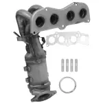 Catalytic Converter with Integrated Exhaust Manifold