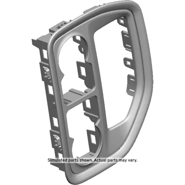 Black Driver Side Instrument Panel Air Outlet Bezel