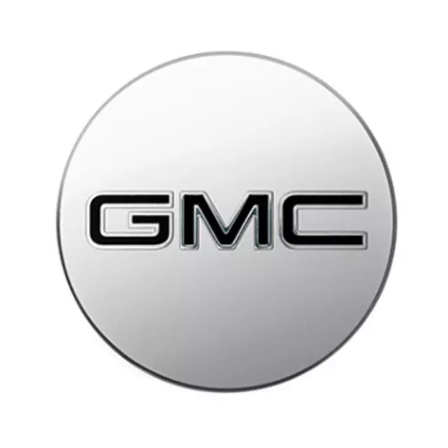 Wheel Center Cap, Bright W\\/Black GMC