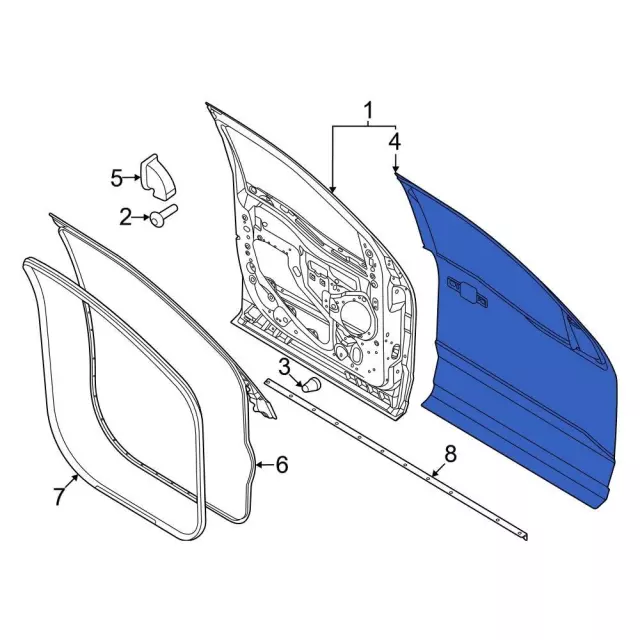 2021-2026 Ford Outer Panel ML3Z-1620200-A | OEM Parts Online