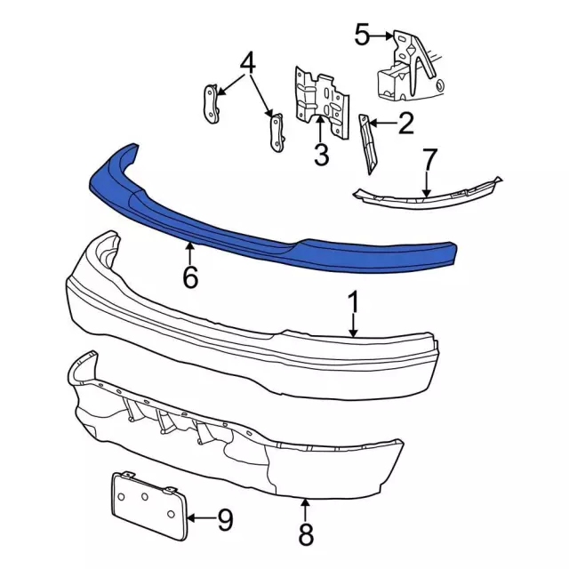 Bumper Cover 1L3Z-17D957-BB | QuirkParts