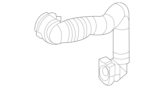 253-501-00-82 - Coolant Hose 2015-2026 Mercedes-Benz
