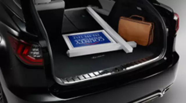 Carpet Cargo Mat With Logo, Red Stitching