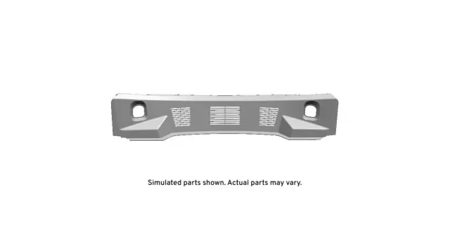 Jet Black Rear End Trim Finish Panel