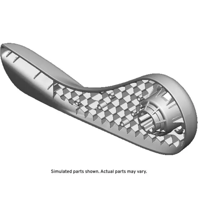 Jet Black Passenger Seat Recliner Handle