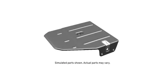 Ebony Passenger Side Rear Seat Back Panel