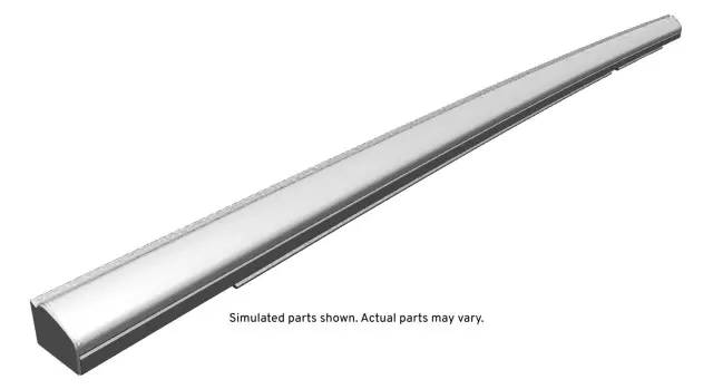 Passenger Side Rear Door Window Belt Molding