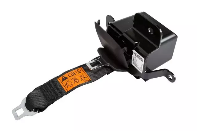 Black Rear Center Seat Belt with Retractor