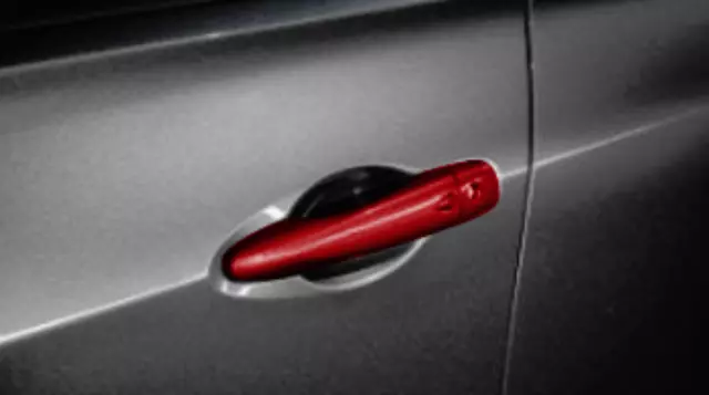 Door Handle Cover W/ I-Key, Red