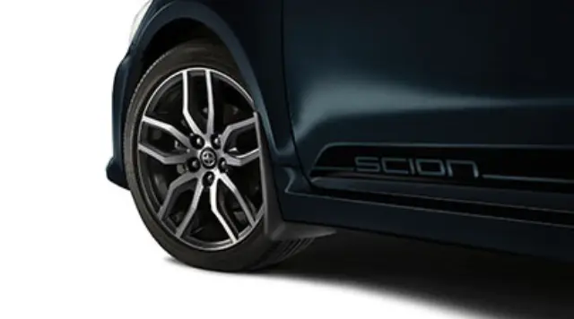 OEM 2011-2016 Scion tC Mudguards - 4pc Kit - Black Only Part