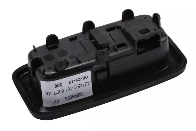 Black Passenger Side Roof Rail 3rd Row Reading and Courtesy Lamp