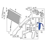 2021-2024 Ford F-150 - A/C Refrigerant Suction Hose