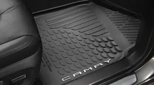 2018-2024 Toyota Front & Rear All Weather Floor Mats Liners Black Camry