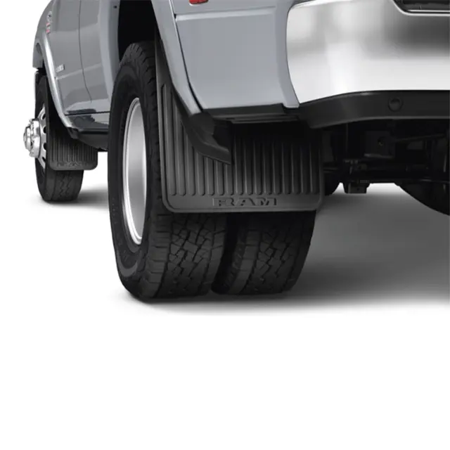2019-2026 Ram 3500 Heavy Duty Rubber Splash Guards - Rear Dually