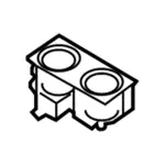 2018-2020 Ford Front Cup-Holder