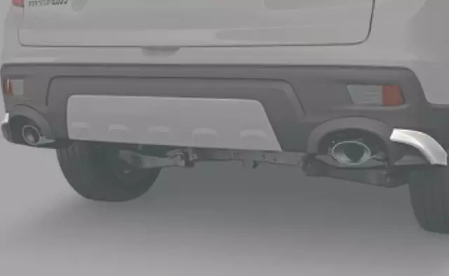 Rear Under-Body Spoilers - White Diamond Pearl