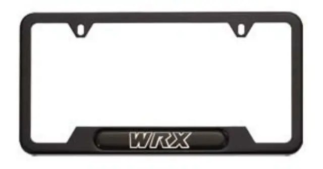 2008-2024 Subaru License Plate Frame, Matte Black (Wrx) SOA342L125